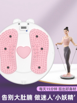Home slimming waist twisting plate fitness equipment mute rotating plate abdominal massage ladies lazy sports props