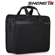 Computer bag notebook 14 inch 15 17 inch 15 6 inch Lenovo mens one-shoulder portable shockproof business briefcase