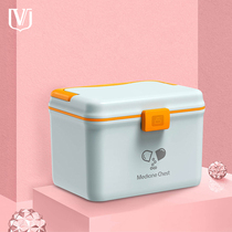 Medicine box household medicine box Childrens Family medicine storage box large and small number portable clinic emergency medical box
