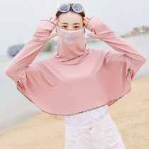 Sunscreen Sunscreen Hood woman Driving mask cover Breathable Mask Electric Car Protective Neck Integrated Sunscreen Clothing Summer