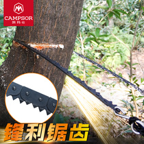 Outdoor wire saw chain saw steel wire saw handmade wire saw hand saw saw Wood Camping convenient wilderness survival equipment