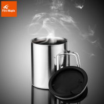Fire maple FMP-301 303 portable double layer stainless steel folding water glass outdoor camping insulated mug cup