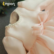 Baby girl one year old dress female winter flower child wedding little girl girl princess dress