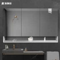  Sink mirror cabinet storage space aluminum bathroom mirror cabinet Aluminum bathroom vanity mirror with locker separate