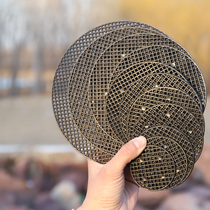 Flower pot gasket plastic round leak-proof net fleshy flowerpot bottom leak-proof soil insect-proof cushion net gardening