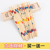 Childrens educational thinking training parent-child game picking stick picking stick 80 nostalgic retro interactive desktop toy