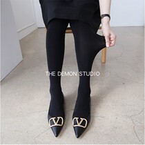 (Now) Korean pregnant womens pantyhose spring and autumn large elastic comfortable all-match high-elastic slim slimming bottoming socks