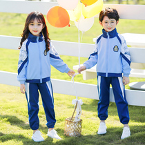 Kindergarten garden clothes spring and autumn clothes teachers wear three sets of childrens sports school uniforms set school style