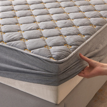 Pure Cotton Bed Hat Custom Bed Cover All-cotton Clip Cotton Single Piece Mat Dreams Bed Cushion Protective Sleeve Full Bag Dust-Proof Bed Cover Universal