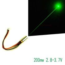 Green laser dot 200mW2.8V-3.7V head power stage tube dot positioning manufacturer direct sales