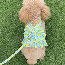 Pet Traction Rope Puppy Cat Clothing Vest Style Haute teddy Bears out for dog Rope Dog Chest Braces
