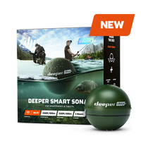 New fish finder Europe DEEPER CHIRP HD visual Sonar Chinese rock raft ice fishing mobile phone fish finder