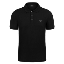 Armani Armani mens new summer mens polo shirt business lapel eagle casual short-sleeved T-shirt