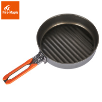 Hot maple gold feast frying pan outdoor small frying pan portable pan non-stick wok wok single pot camping wild cooking pot