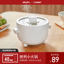 olayks export the original electric hot pot dormitory students multi-functional household small cooking noodles small electric pot All-in-one pot
