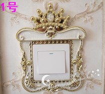 Wall Switch Socket Shelter Adornment Socket Embellishments frame minimalist socket Ugly Decorative box Cartoon Cute