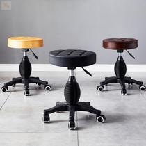 New explosion-proof beauty salon stool round lifting rotating chair Hair salon big work stool Barber special hair salon