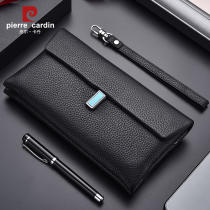 Pilkadan clutch bag mens casual mens handbag leather business all-match handbag Korean version of the clutch purse men