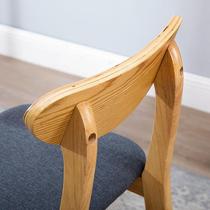 Solid Wood Bar Bench Chair Home Bar Chair Modern Minima Backrest Bar Stool Front Desk Milk Tea Shop Bar Chair High Foot Stool