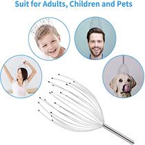 Spot Stainless Steel Wire Head Massager Eight Paws Fish Scalp Massage Claws 20 Paws 12 Paws Cross Border Goods Source