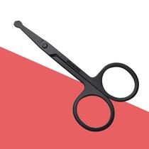 Factory direct selling stainless steel nose hair trimmer eyebrow trimming scissors manicure eyebrow tool round head spot