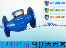 Ningbo rotary wing type wet flange water meter industrial water meter household digital hot and cold water meter DN50-8 inch spot