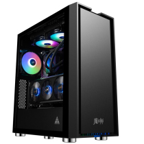 Jinhatian Magician computer case Transparent all-transparent silent atx tempered glass diy water-cooled chassis desktop