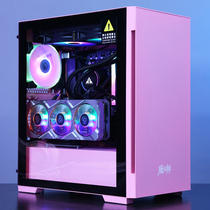 Jinhetian magician super computer case desktop host white water-cooled game full side through matx case