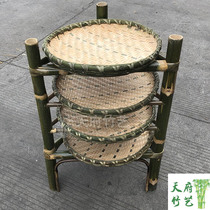 Chengdu well hot pot dish rack has a head dish rack Hot pot tripod bamboo dish rack dustpan rack can be customized size