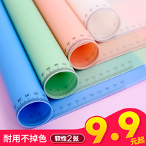 Oversized desktop pad for primary school students with A3 writing soft silicone pad learning test School table pad 40 * 60cm