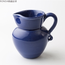 Swedish imported Gerbera Design pure handmade European creative ceramic small milk jug water cup cool kettle ornaments