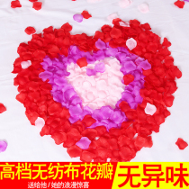 Simulated rose petals for wedding confession birthday decoration Valentines Day romantic anniversary apology layout fake petals