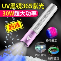365 Purple Lamp Identification Special 20W Jade UV Anti-counterfeit Flashlight Highlighter Wood's Lamp