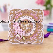 cutting template DIY mold cutting die greeting card album Scrapbook making tool lace flower frame