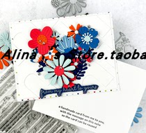 Cutting Template DIYcutting die Greeting Card Scrapbook Maker Flowers Leaves Ez-1