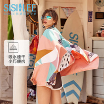 Sicily absorbing speed towels female bath towel fitness swimming beach towel with adult hot spring towel
