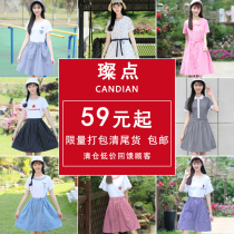 Special clearance junior high school student dress sweet cute long high school girl summer dress Korean version of Big Boy