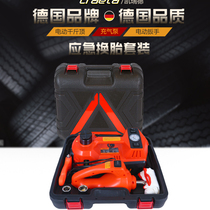 Electric Jack car 12V car wrench inflatable set off off-road car multi-function tire changing artifact
