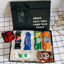  Shake sound gift box boys coke gift box packaging box to send men and women friends gift box empty box lettering customization