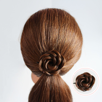 Wig meatball small hair bag flower bud ancient dress pan head bridal hair jewelry wig bag hair bun photo studio wig hair head