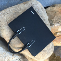 Hands-on briefcase Mens Business Package Handbag Handbag Mens Bag Casual Bull Leather Bag Mens Single Shoulder Bag Mens Inclined Satchel Bag Cross