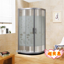 Custom Arc Shower Room Arc Sector Bathroom Partition Glass Overall Bath Room Toilet Push-and-pull Mobile Door