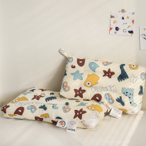 Class A pillow Children full cotton low pillows Home Cervical care Sleep Pillow Cartoon Baby Baby Pillow Core Pair of 2