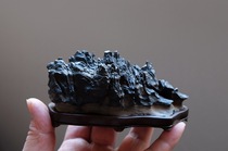 Lingbi stone natural original stone Lingbi dripping lotus chime stone study desk stone boutique mountain-shaped bonsai with stone ornaments