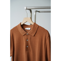 Mens Cotton Polo Shirt Mens strong twist cotton Knitted Polo Shirt