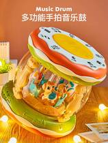 Baby Toys Music clapping drums for 0-6-12 months Baby Early teaching Puzzle Rotary Trojan Horse Hand Slapping Drum rechargeable