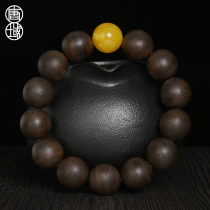 Tang Dynasty authentic Vietnam Nha Trang Chenxiang hand string beeswax Jade old material natural beads bracelet Fidelity men and women rosary beads