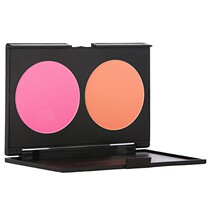 Two-color blush repair high disc nude makeup natural set makeup bright orange pink net red same Rouge board