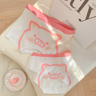taobao agent 【Couple】Stupid Pig Bao*Couples the same underwear, a man, a woman, a woman sexy pure desire Modal pure cotton