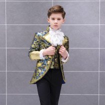 Boys European Childrens Court Costume Performance Costume Prince Charming European Drama Stage Performance Dress Christmas